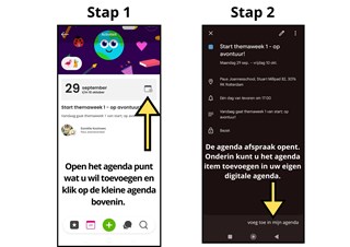Paus Joannes Agenda toevoegen in je eigen agenda